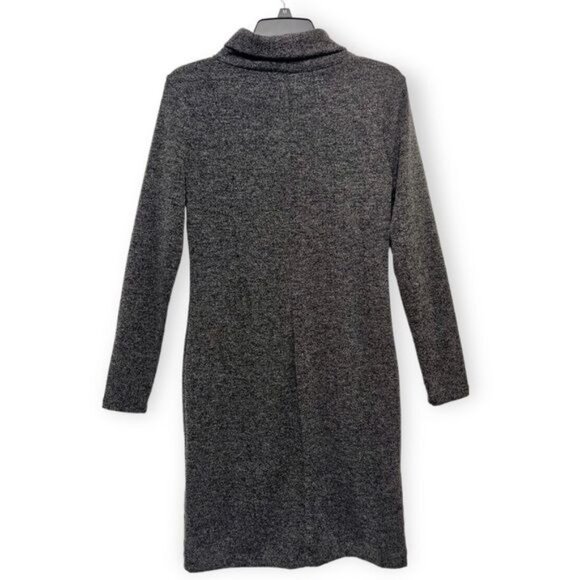 BANANA REPUBLIC Turtleneck Long Sleeve Sweater Dress in Gray Size S - Picture 4 of 5